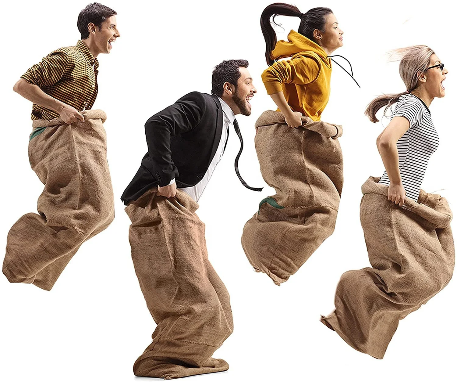 Explore The Outdoor Burlap Bag Sack Racing