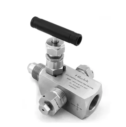 High pressure 10000 psi stainless steel 1/2'  3/4'OD NPT gauge valve multi- port single- port instrumentation 2-way manifolds