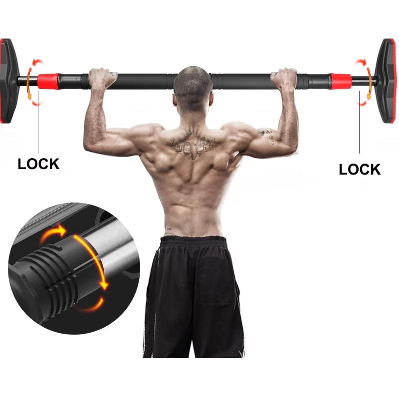 hot sale large anti-skid pad pull up chin adjustable pull up bar door for home fitness