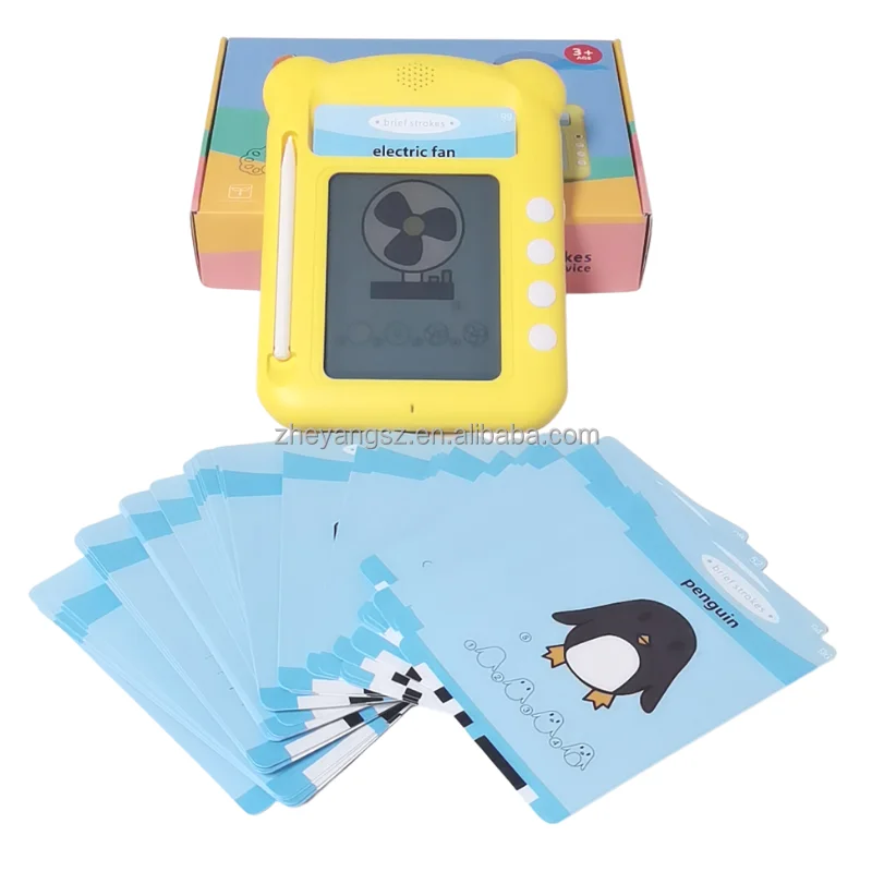 Новинка 50 вставных карт двуязычная английская китайская повторная творческая ручка с простыми мазками устройство для раннего обучения для малышей