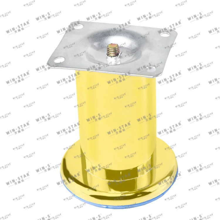 Современные металлические ножки WINSTAR для мебели белые дивана с черной резиной