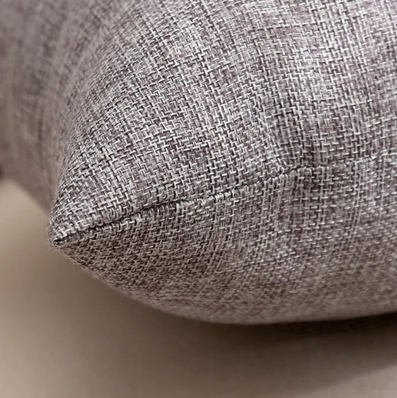 Wholesale Modern Plain Polyester Linen Sofa Couch Home Decor Big Cushion Cover Pillowcase Pillow Case