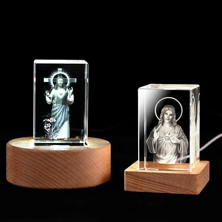 Honor of crystal New Design glass cube 3d laser engraving custom 3d laser crystal crafts crystal cube souvenir