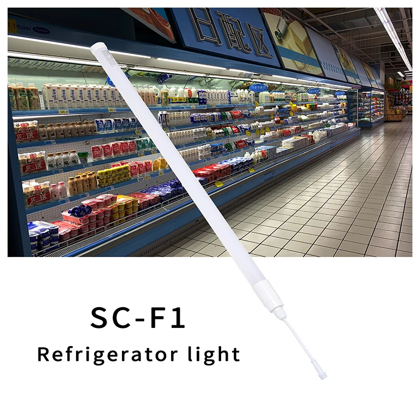 Refrigerator Lamps Vertical Freezer LED Light IP65 Waterproof   T8 LED Tube Refrigerator Lighting