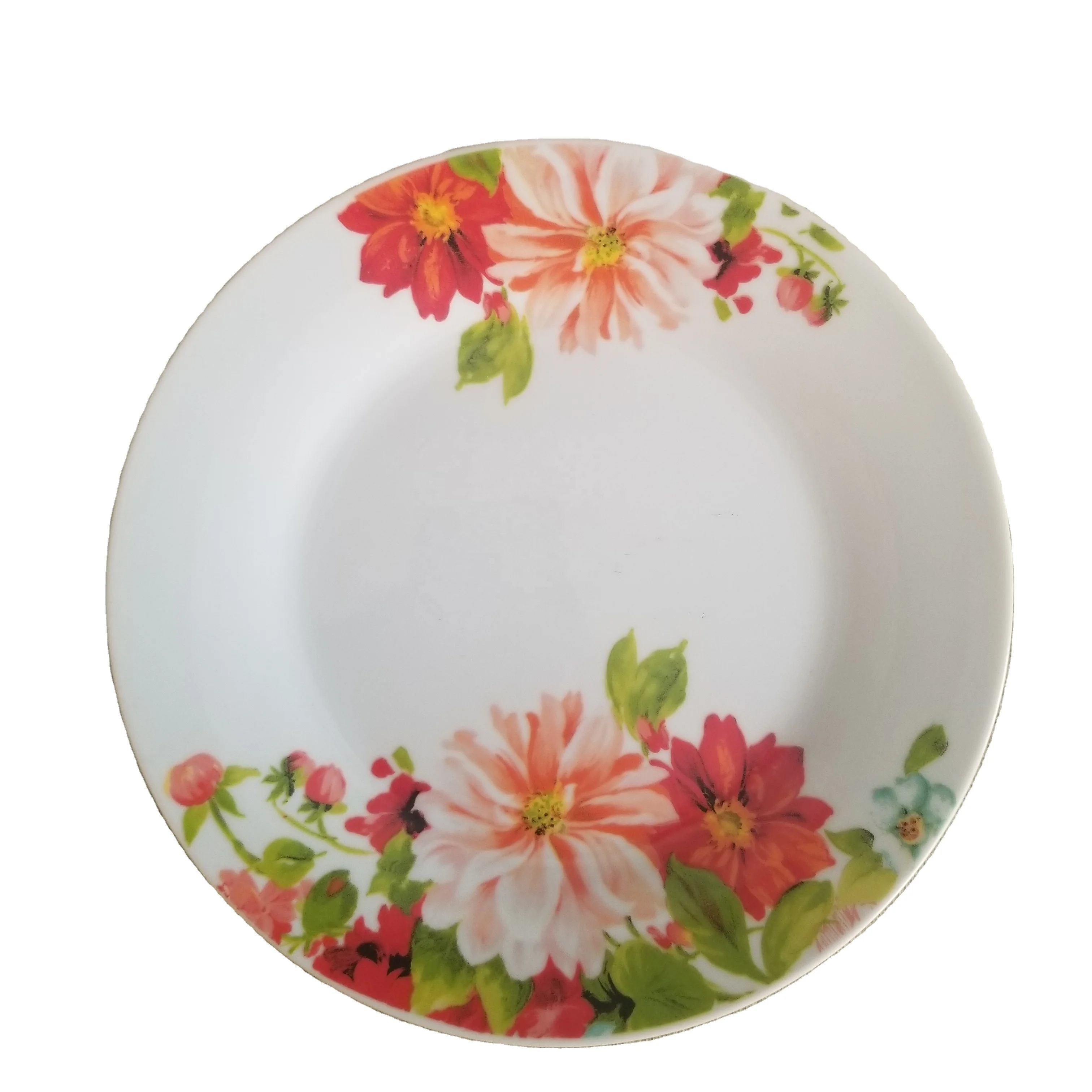 Porcelain ceramic dinner plates porcelain dishes for restaurant home cookware sets