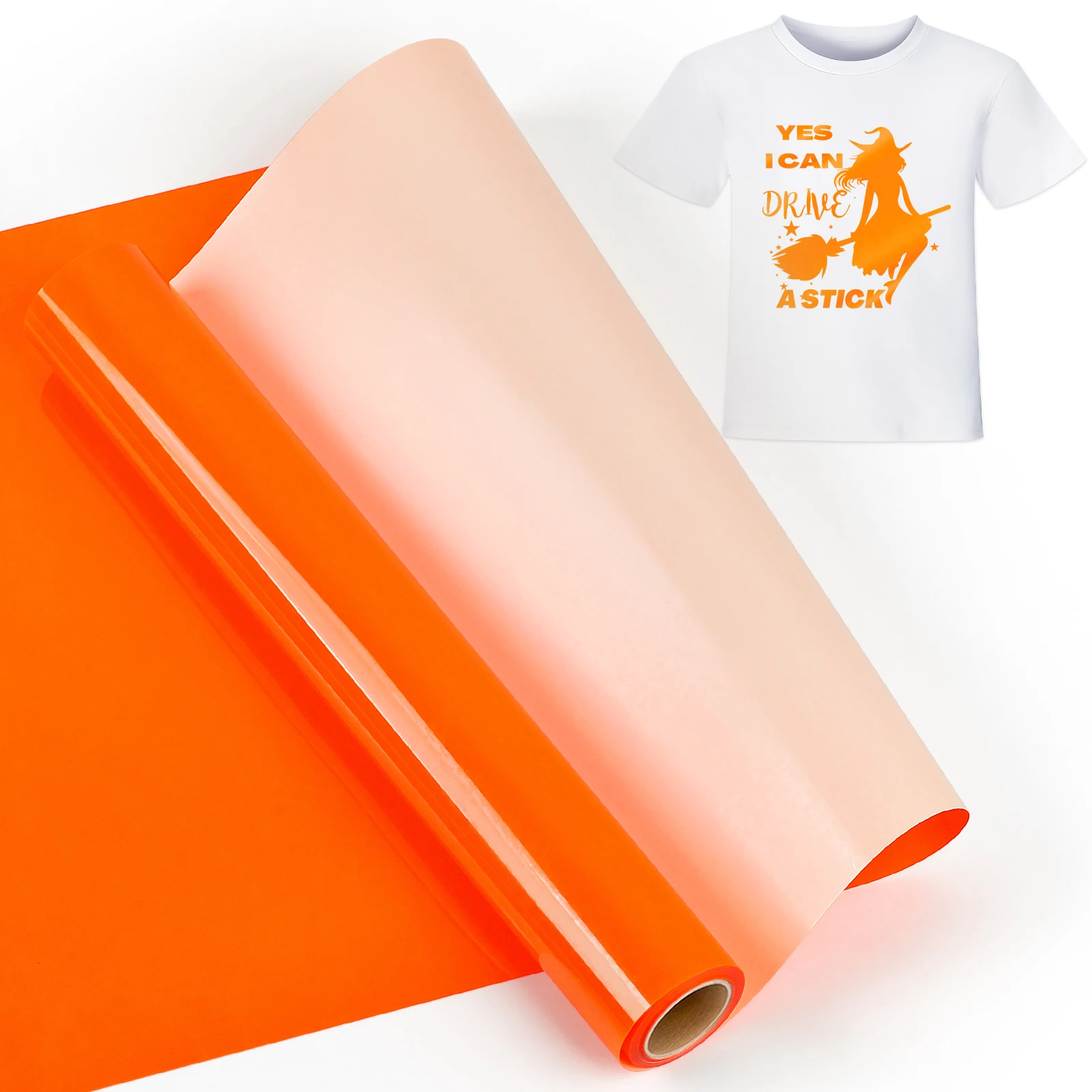 China factory best price Easy weed T-shirt Fluorescent heat transfer film printing heat transfer vinyl for t-shirt/hats/bag