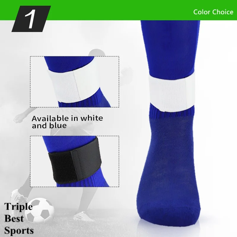 Custom Football Soccer shin guards soccer pad Sleeves Socks Protector Protection Manufacturer Elastic Knee support Bandage
