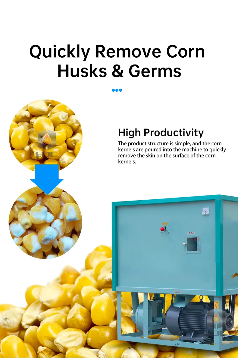 Grain Sorghum Corn Millet Mung Beans Oats Husking Remove Peeler Machine
