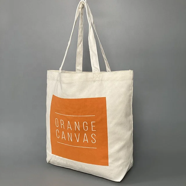 Blank Tote Bag Woman Canvas Organic Canvas Messenger Shopping Bag