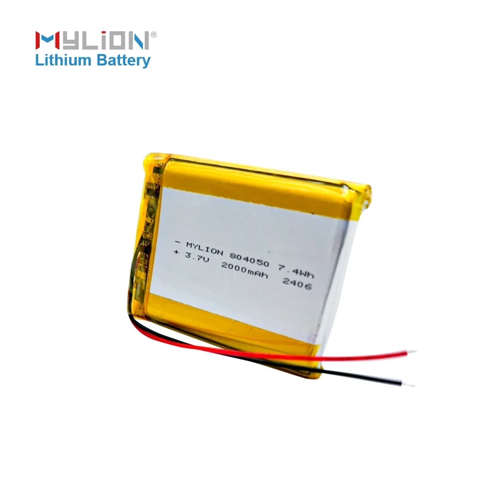 Certified Quality 804050 2000mah Rechargeable Portable Lithium For Electronic Gps Tracker
