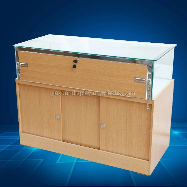 Mobile Phone Display Counter showcase Glass for