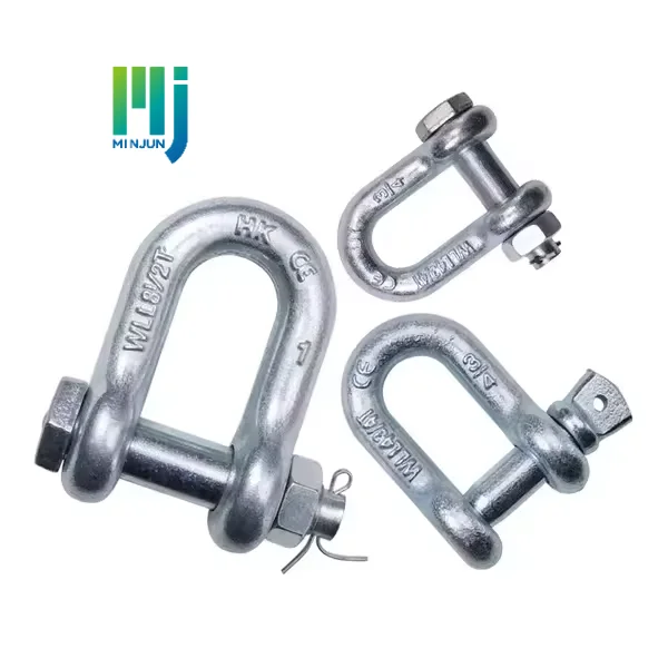 Excellent Malleable Iron D Type Adjustable Shackle with Clevis Pin