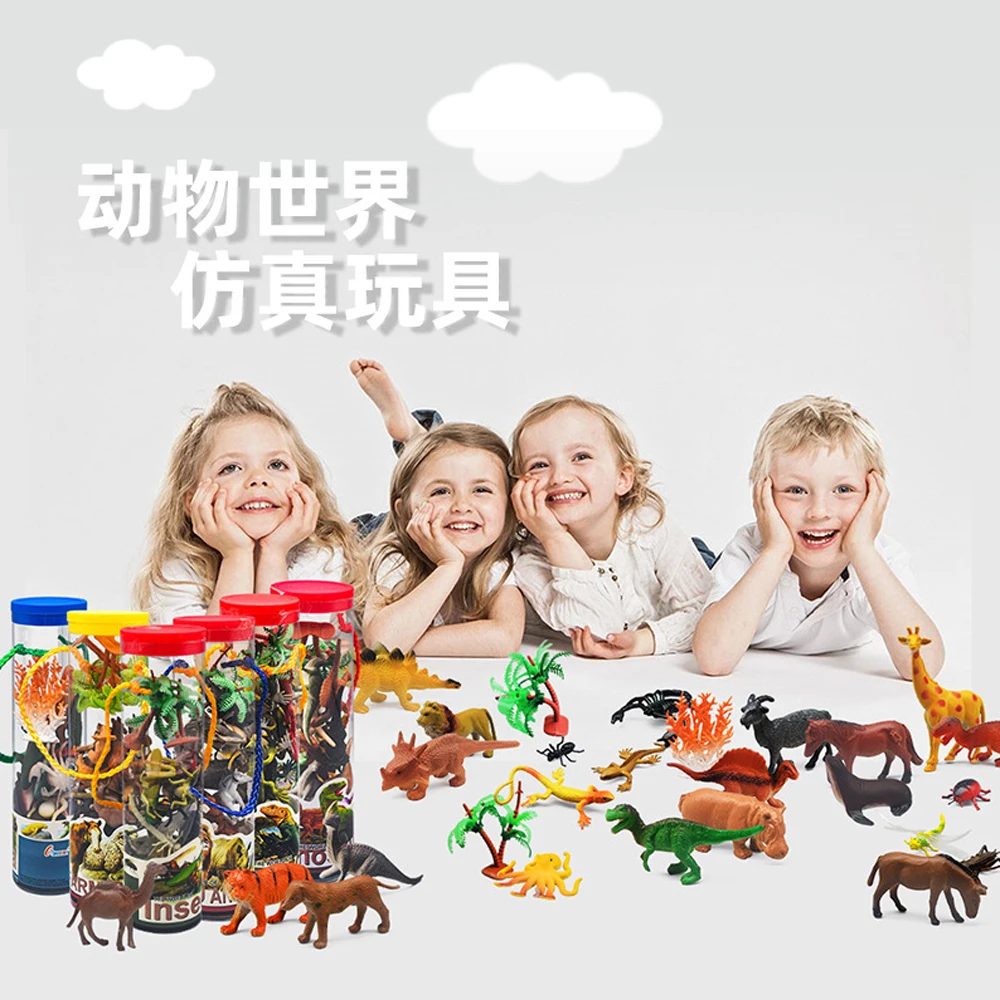 LDD144 Colorful Mini Vinyl Plastic Animal Dinosaur Figure For Party Favors