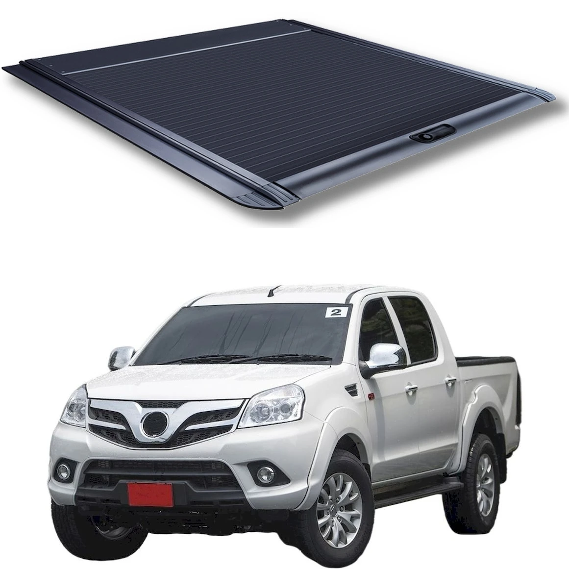 Pickup exterior accessory Wholesale Custom 44KG Black Aluminium alloy Easy to install Truck Canopy for Land Rover Defender