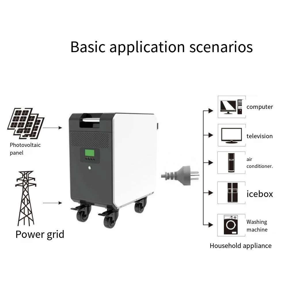 zhusuan- 5kWh/100Ah push-pull all-in-one MPPT/UPS uninterruptible power supply Household energy storage lithium iron phosphate