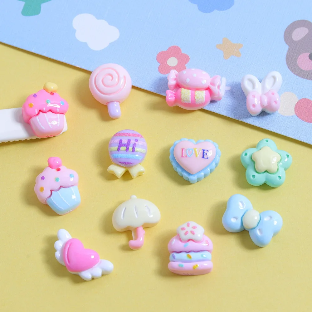 2024 New Kawaii Dream Home Dessert Series Flat Back Charm Decorative Resin Accessories DIY resin craft for theme park