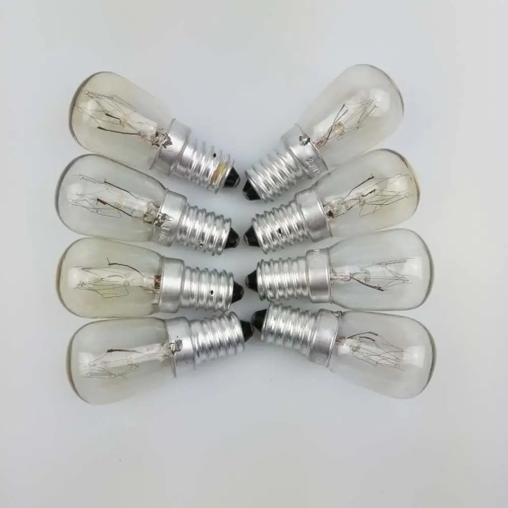 220V E14 Incandescent Bulb ST26 Salt Lamp Bulbs 15W Indicator Refrigerator Light Bulb