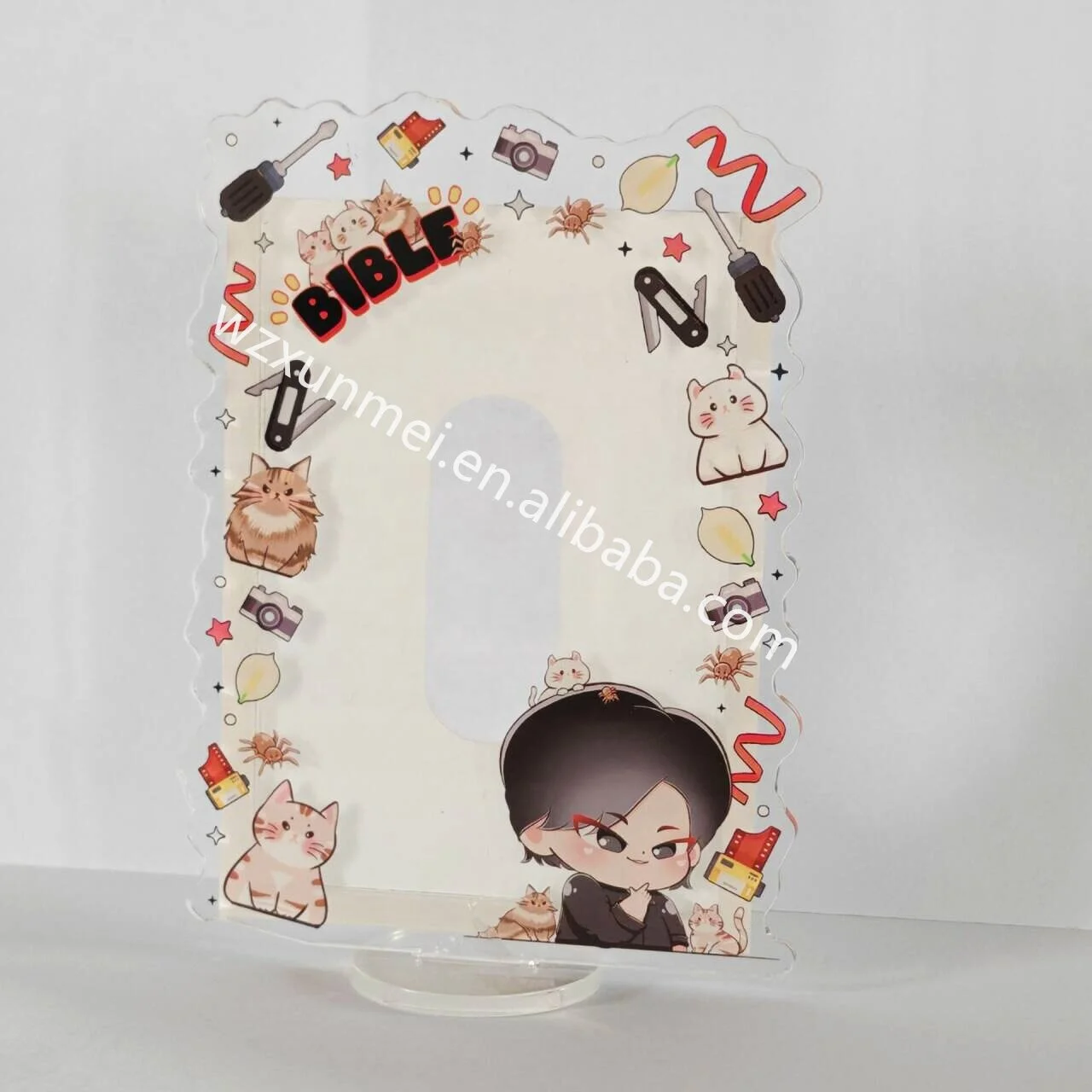 New Custom Design Photocard Holder Acrylic Stand Photo Card Holder Photo Collect Kpop Acrylic Card Holder