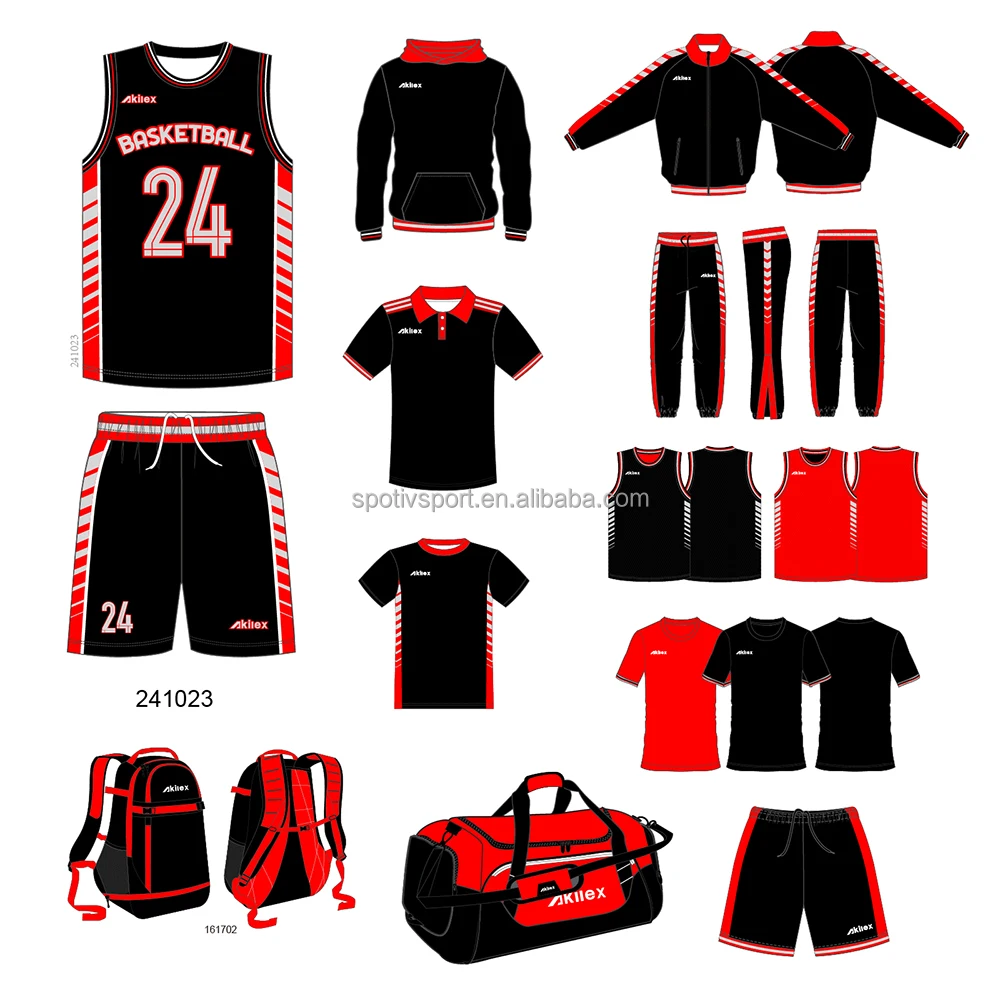 Spotiv Wholesale Custom Basketball Jersey Uniform Full Kit Boys Basketball Uniform Basketball Team Uniforms Sets