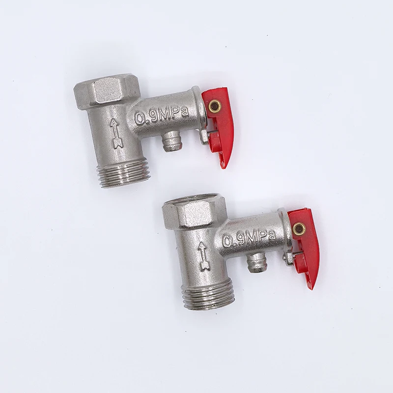 Hot Selling Brass Nickle Plated Safety Valve / Multi-function Valve for Storage Water Heater Special for Electric Water Heater