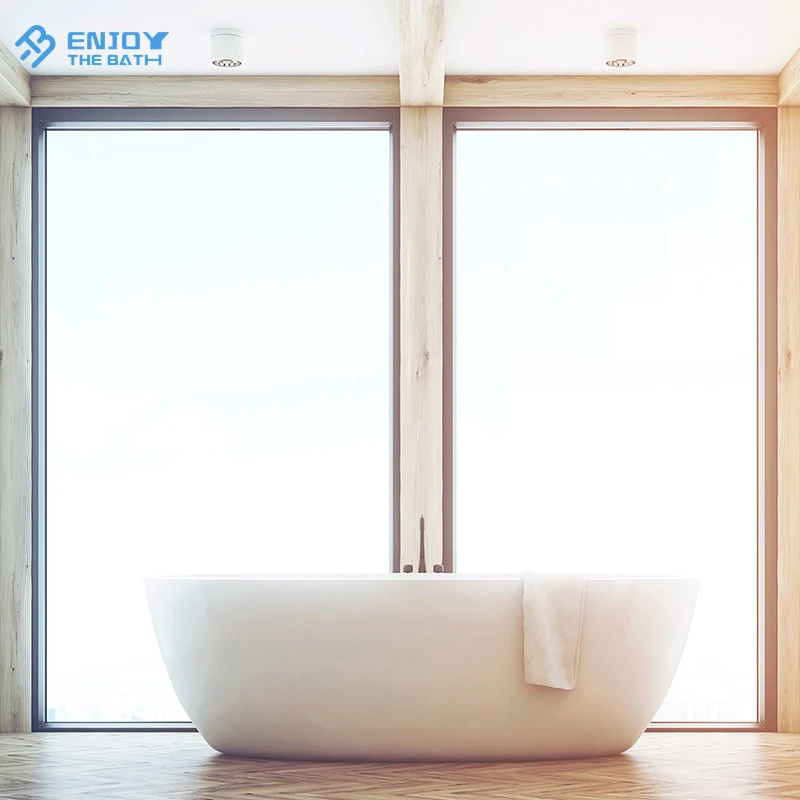 Built-In Bathtub Artificial Stone Bathroom Bath Tub Resin Solid Surface Drop In Bathtub