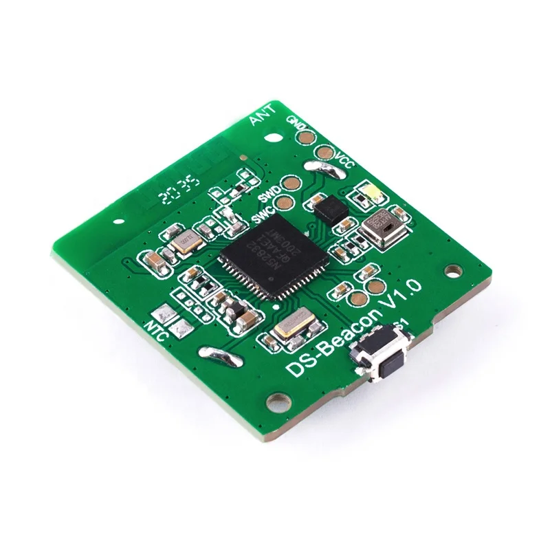 Mini Bluetooth 5.0 50 Meter UUID Programmable Push Button PCBA ibeacon BLE Beacon Tag