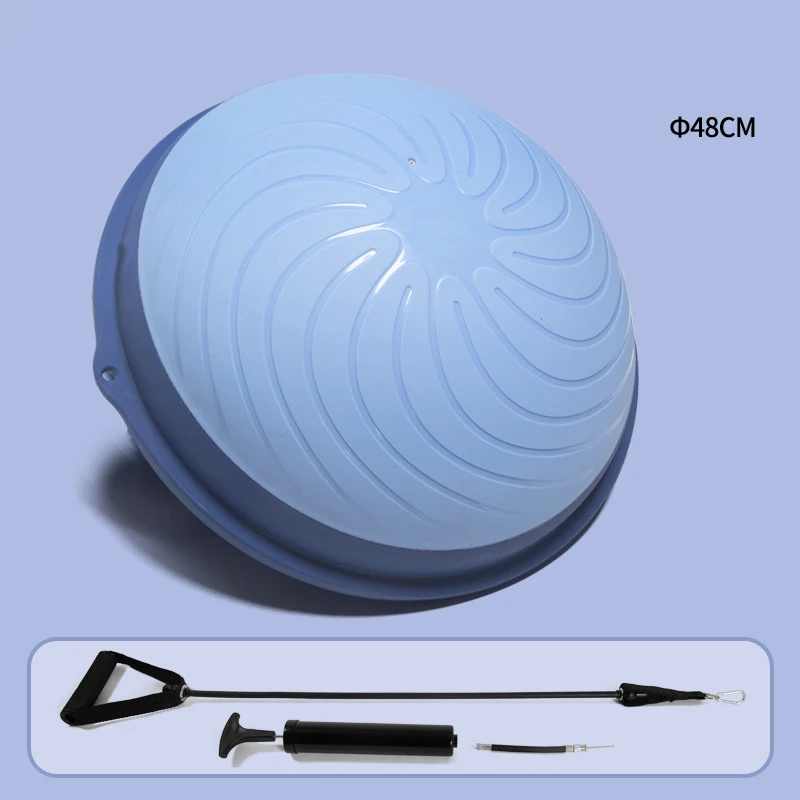 48cm wave speed ball semicircle balance ball hemisphere fitness Pilates thickening yoga weight loss home beam ball