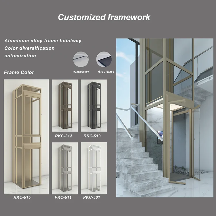 Cargo Villa Commercial China Lift Home Kone Hyundai Elevator 2 Floor