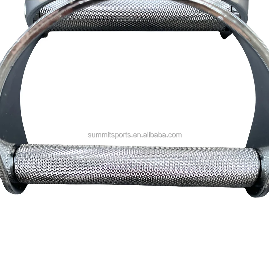 LAT Pulldown Bar Attachment Weightlifting Muscle Exercise Grip Handle D Shaped Lat Pull Down Bar For Workout