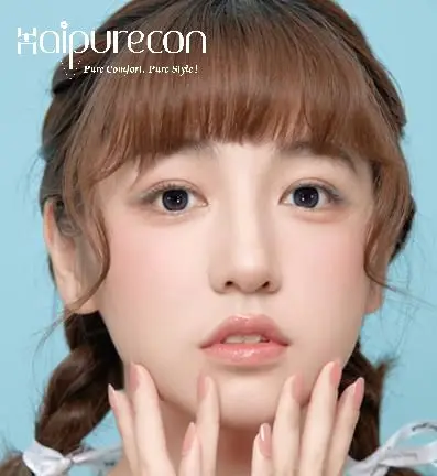 Haipurecon eye lenses contact lenses color natural big eye looking fresh circle eye colored contact lens