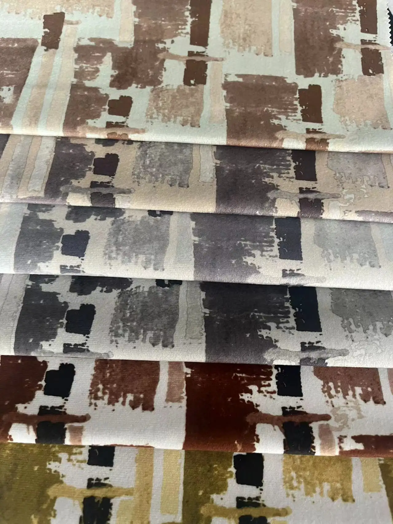 Morroco style 100%Polyester sofa fabric digital printing velvet fabric for sofa