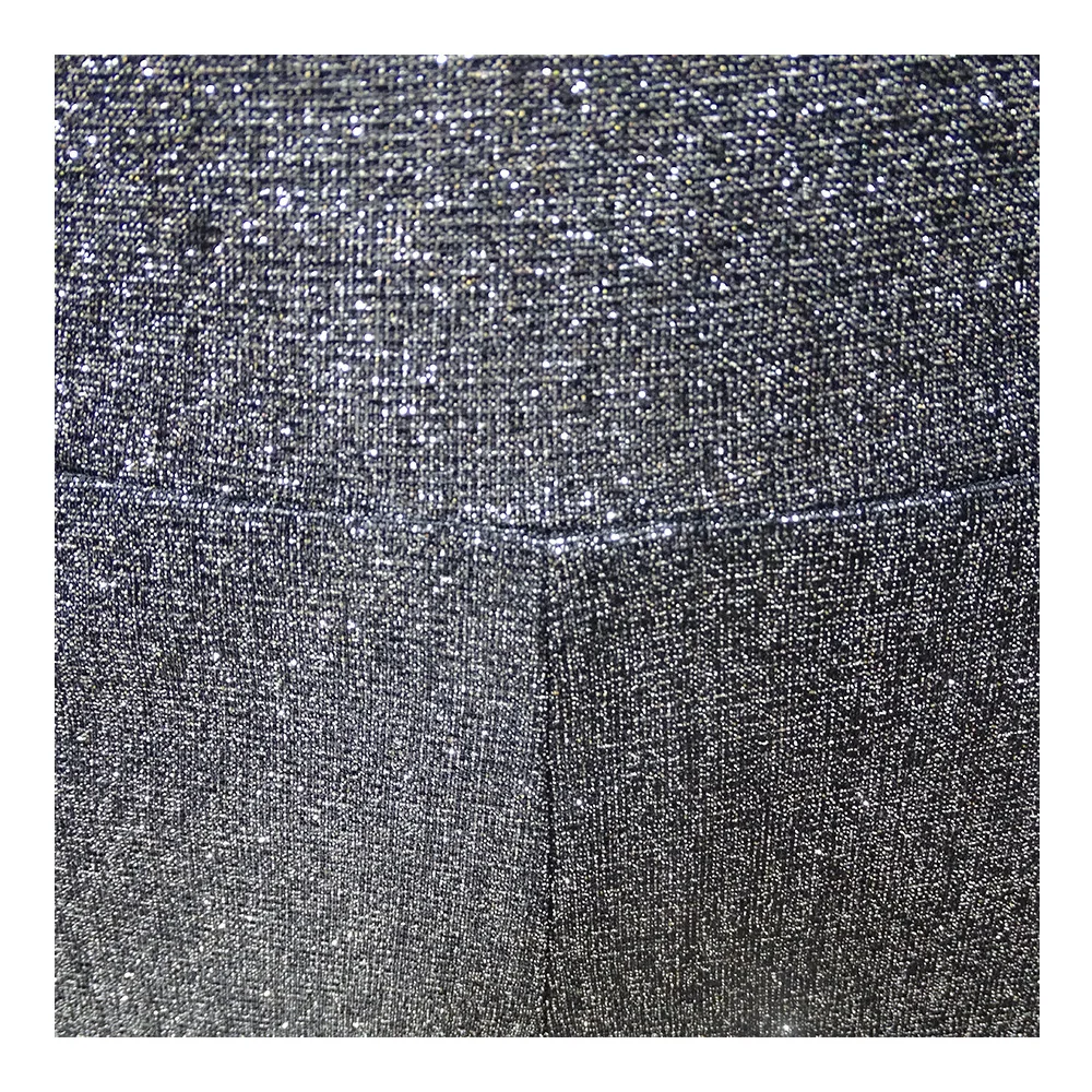 Party Elastic High Rise Sexy Metallic Sequined Pants Women Trousers Wide Leg Pants For Women