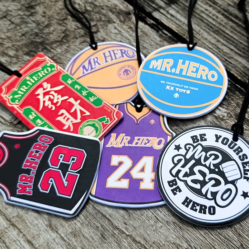 2023 Best price oem customised fancy Cartoon jersey aromatherapy car air freshener