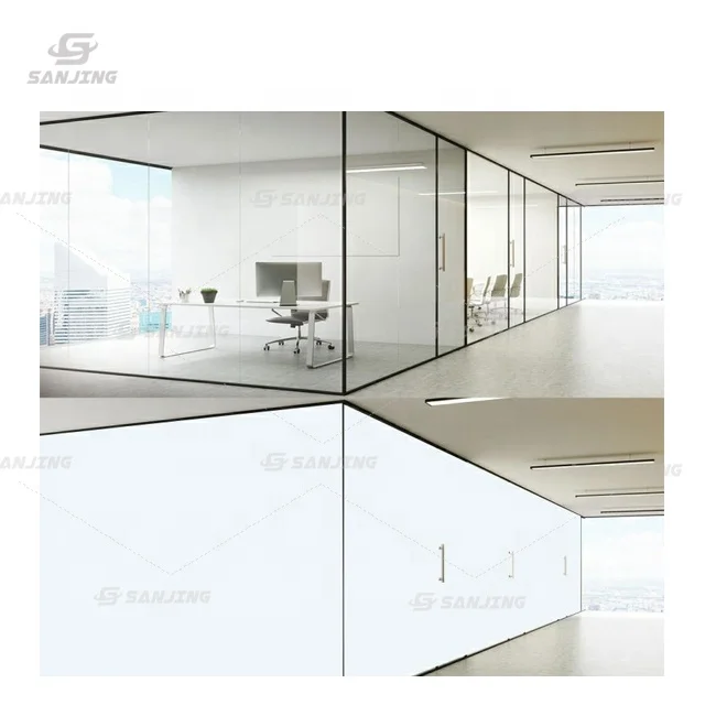 Electrical smart film PDLC pelicula in roll self adhesive smart film in piece for glass window and indoor partition
