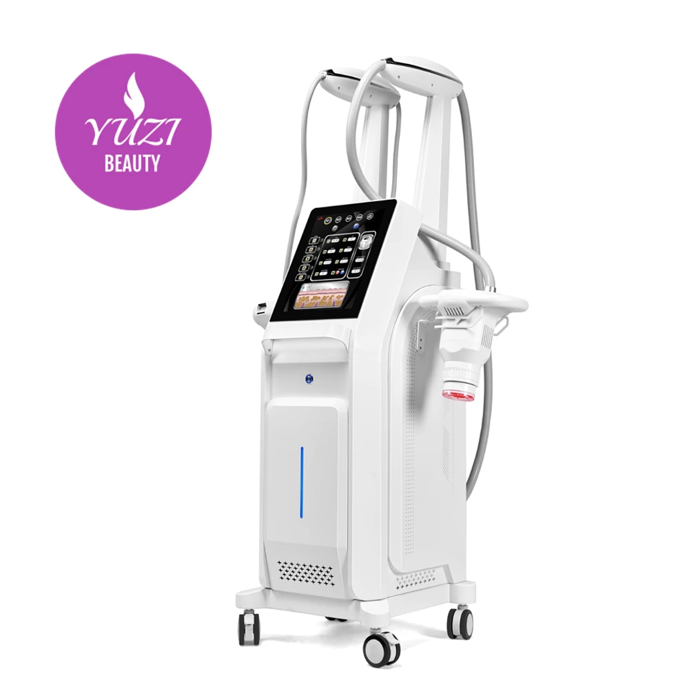 Vertical Blood Circulation Face Lifting Weight Loss Body Slimming Rotary Negative Pressure Rf Inner Ball Rollr V-shaping Machine