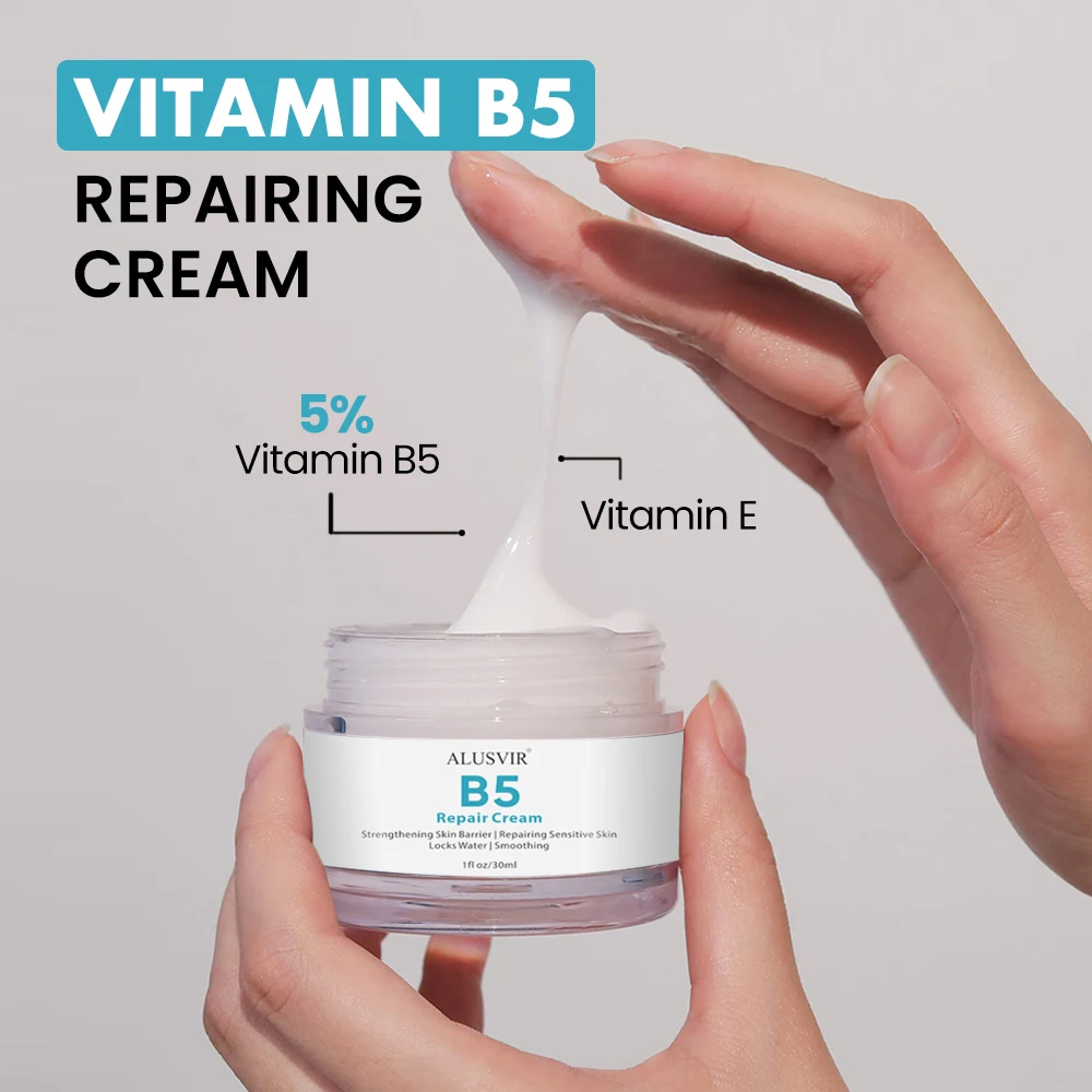 Vitamin B5 Repair Cream Wholesale Skincare Products Moisturizing Soothing Acne Redness Face Moisturizer Cream & Lotion