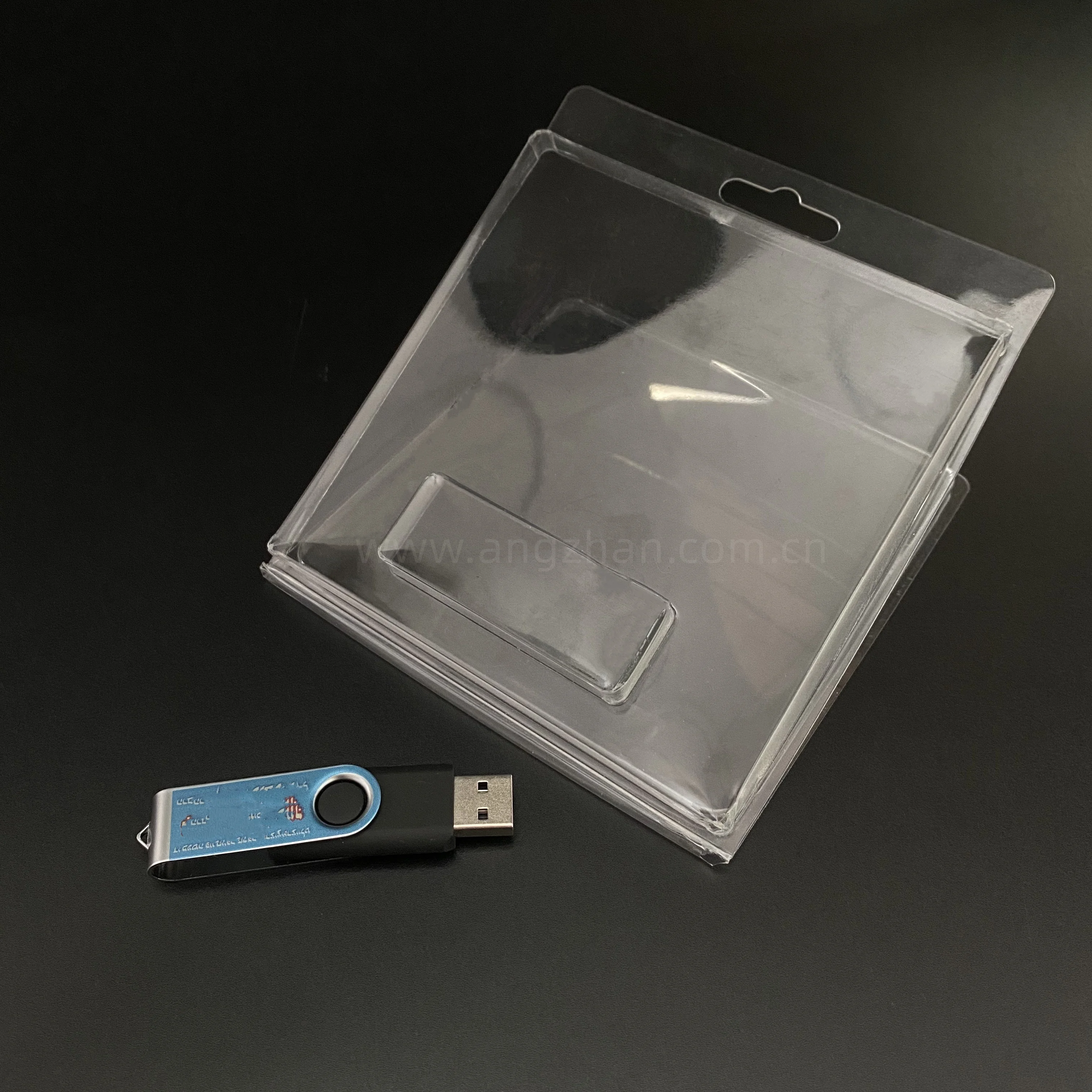 Custom Clear Clamshell Blister Thermoforming PVC Double Blister Packaging