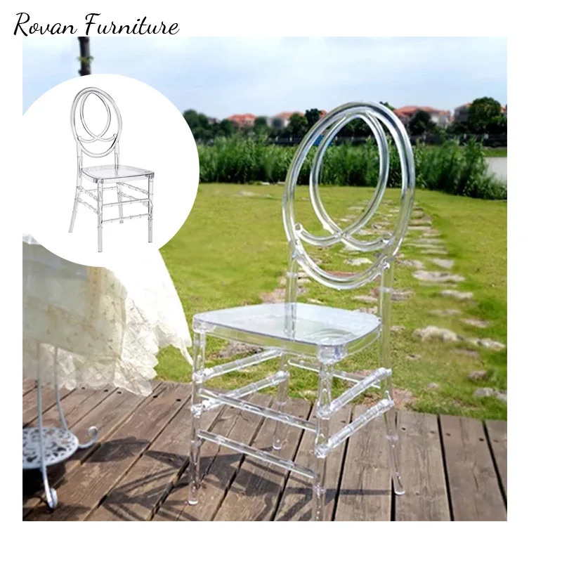 RTS TOP Cheaper phoenix chair in white dinning table and chair set