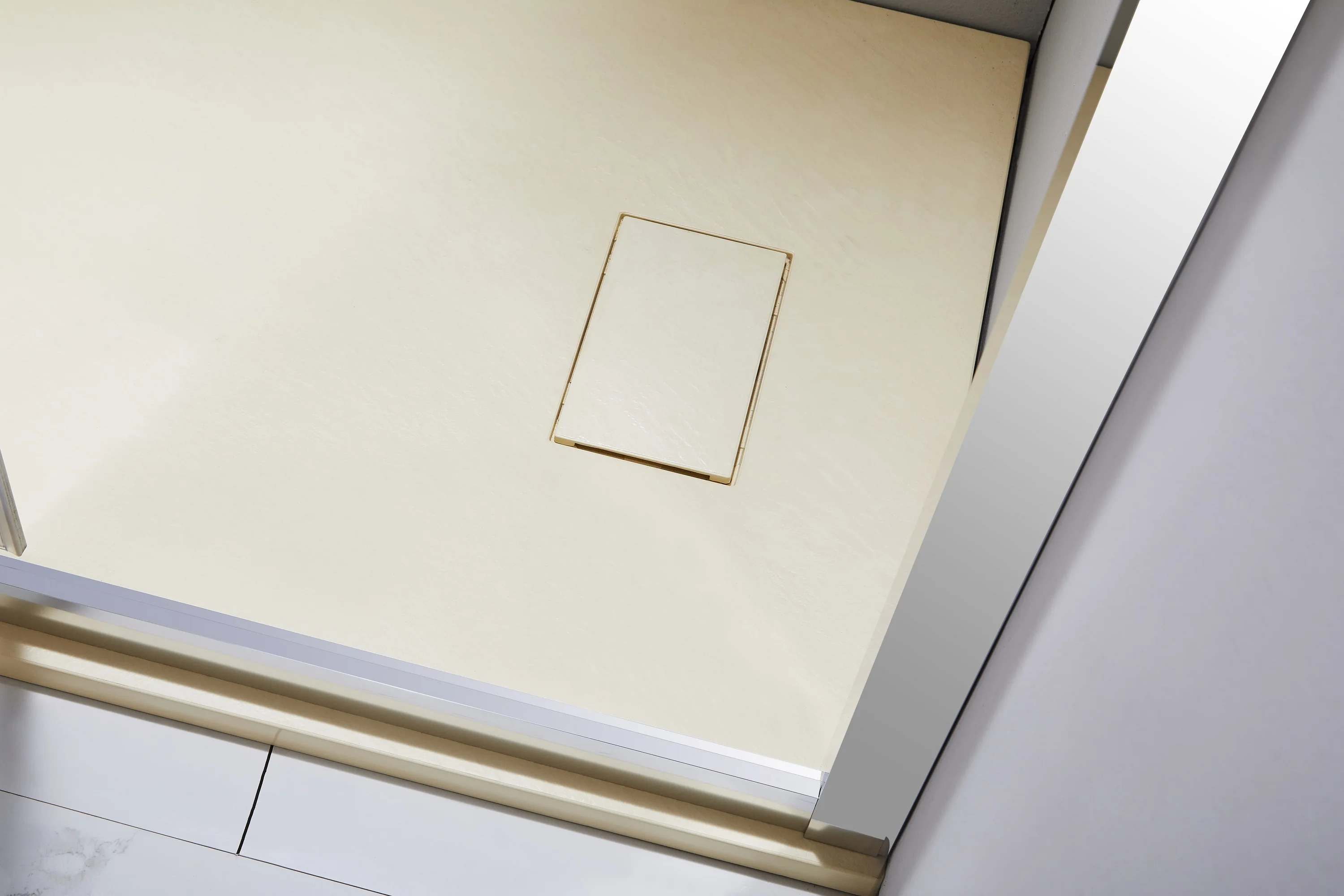 SMC acrylic bathroom shower bathtub caddy tray American style acrylic rectangular a shower tray with shower  for Villa