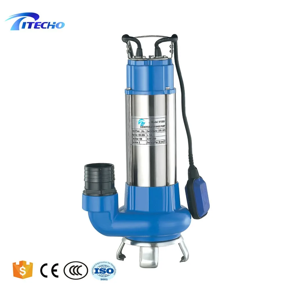 V180 0.24hp 220V  120V  110V Stainless Steel submersible Sewage Pump