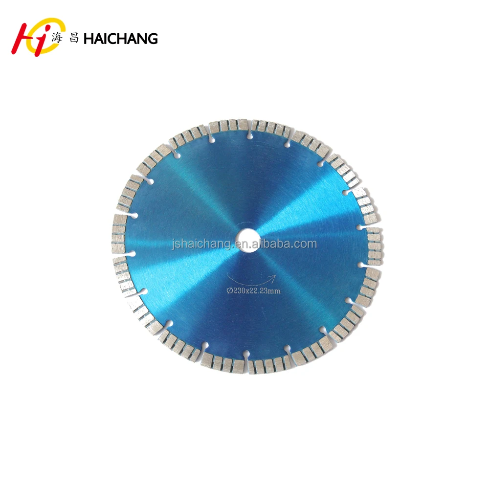 Сделано в Китае магазин лазерной сварной алмазной пилы для гранита асфальт зеленый бетон