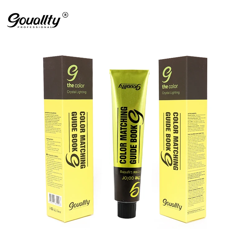 
 OEM ODM Private Label Professional Animal Friendly 100ml Vegan Ingredient Hair Dye Color Cream  