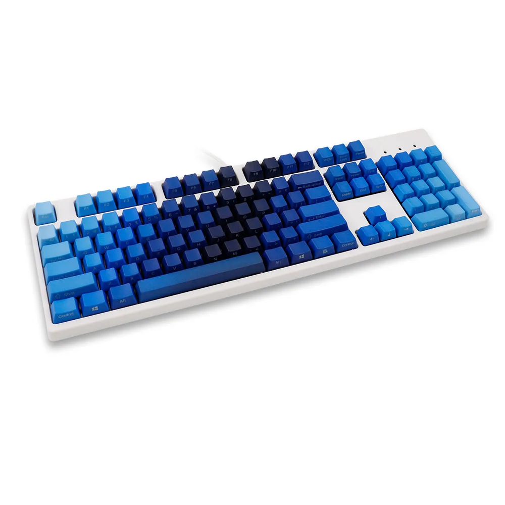 Custom PBT Keycaps SET 104 108 Keycaps OEM Cherry Keycaps Side Printed Red Green