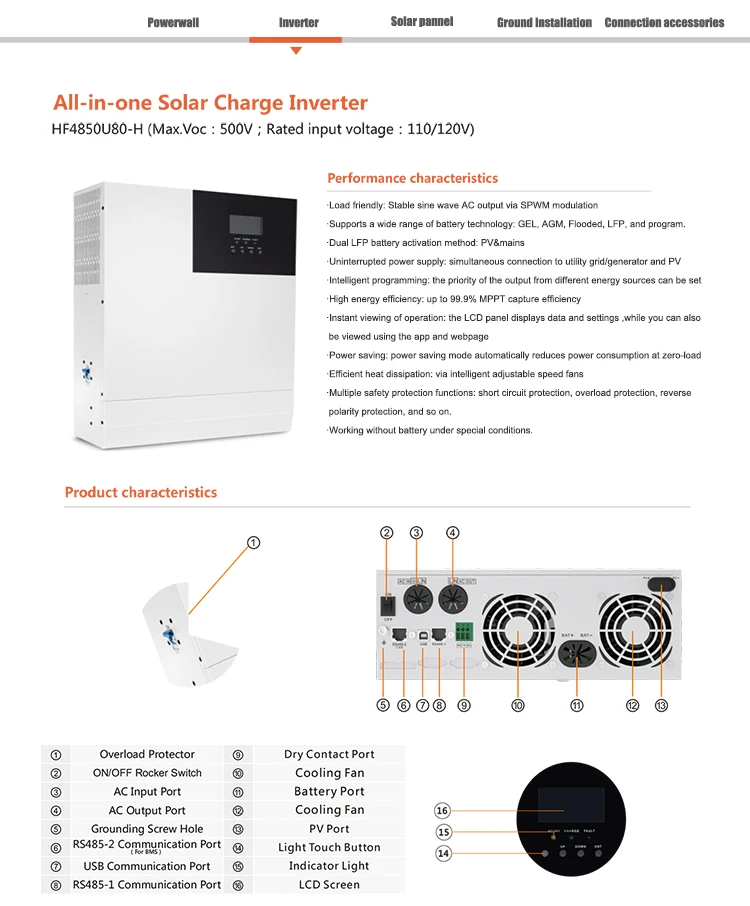 Complete Set Solar Energy System 10Kw Hybrid 5kw Solar Panels Home Systems Solar Panel System Kit
