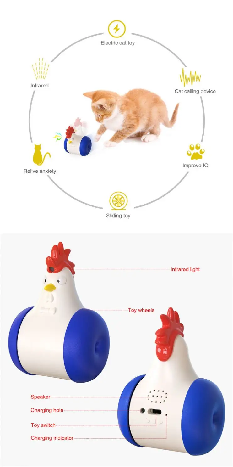 Hot Sale Laser Ball Tumbler Pet Dog Cat Ai Programming Toy
