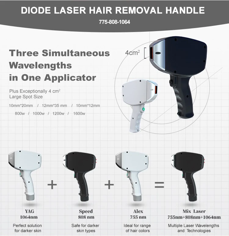 Hair Removal Dubai Emitter 810nm Equipment White Cosmetic Instrument Machine Dilas Diode Laser Bars