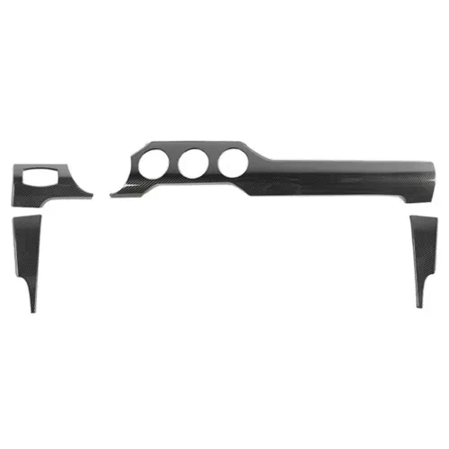 Carbon Fiber Interior Kits Decor Center Console Dashboard Panels Trims for Ford Mustang GT GT350 2015 up