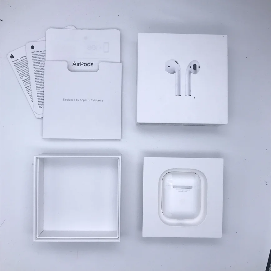 
Hot product airpods wireless earphone tws second generation GPS Rename wireless earbuds 