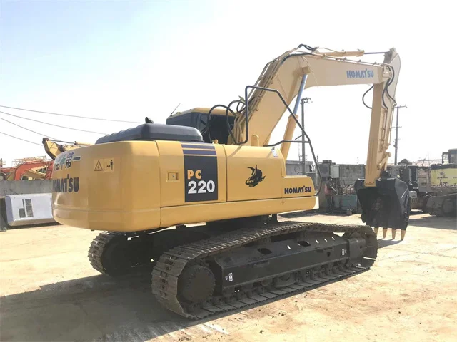 New Arrival Used Komatsu Hydraulic Excavator Japan Original 22 Tons Komatsu PC220 High Efficiency Construction Machinery
