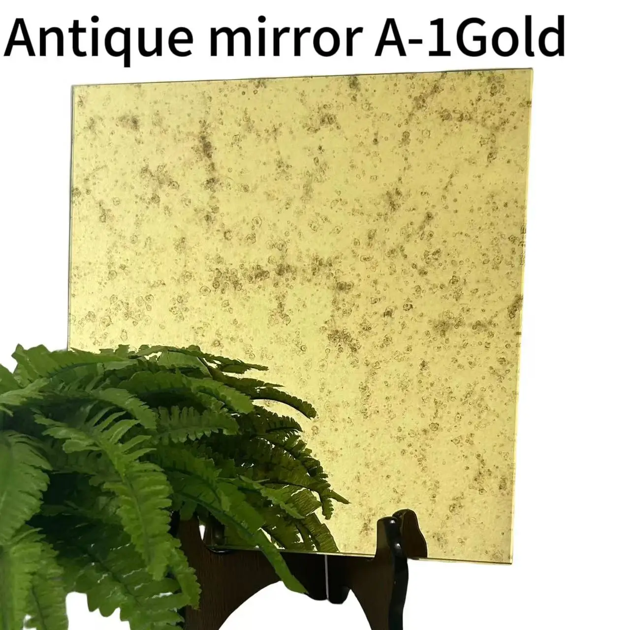A-1 Golden antique mirror glass made by manufacturer for Interior decoration wall mirror glass